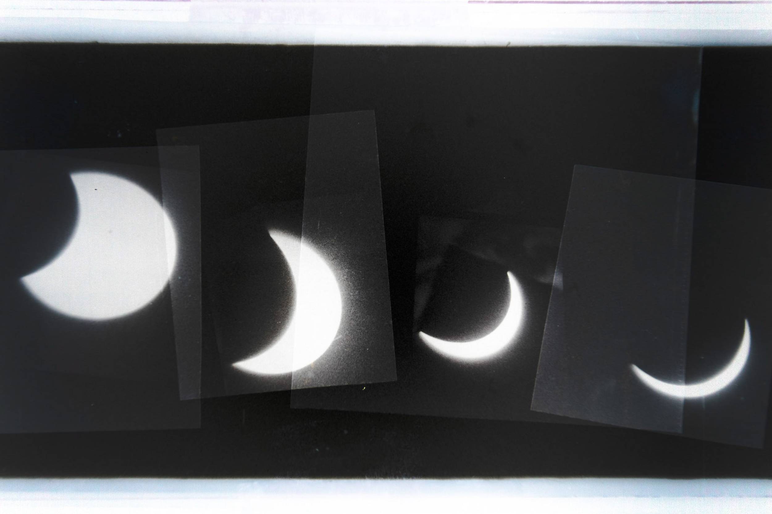 Chandrasegaran Seetharaman. Moon Eclipse. C.1980. Film Negatives